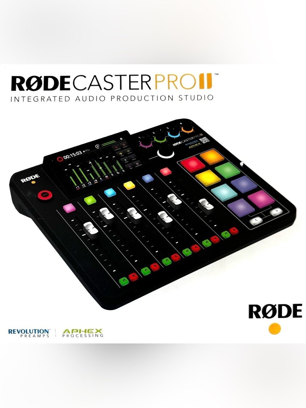 RODE RODECaster Pro II Integrated Audio Production Studio